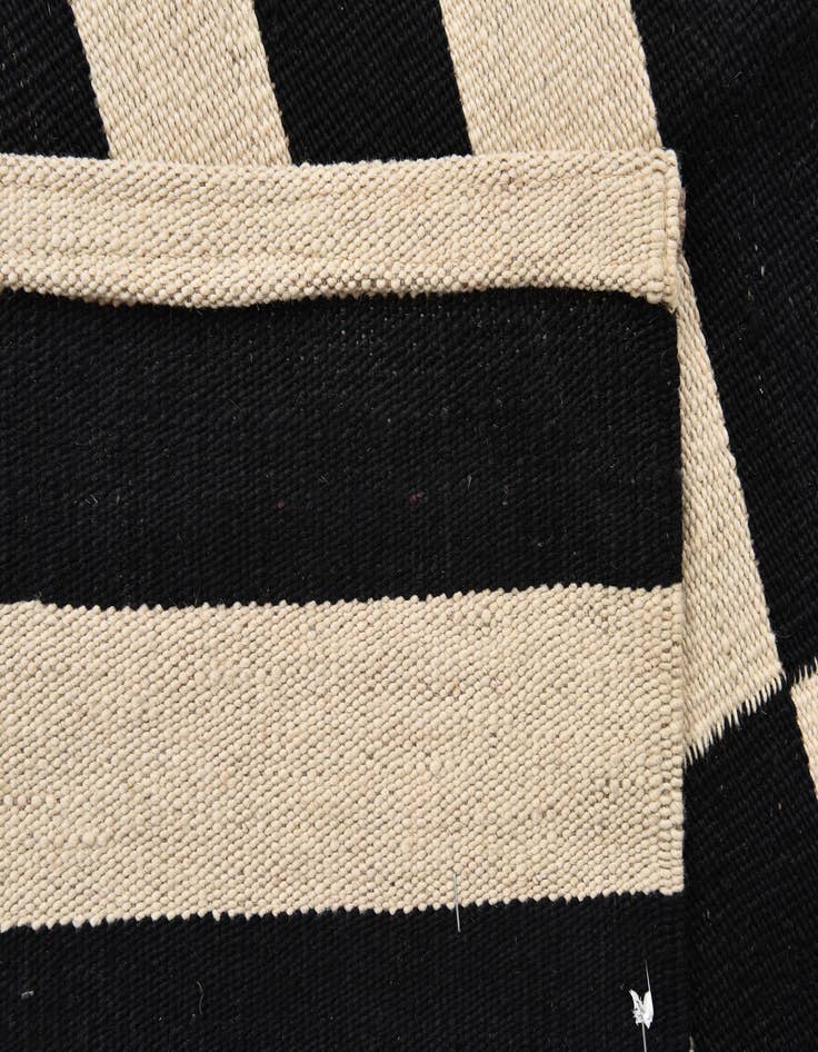 Detail image of  2' 8 x 3' 9  Hand Woven Kilim Modern Wool Rug