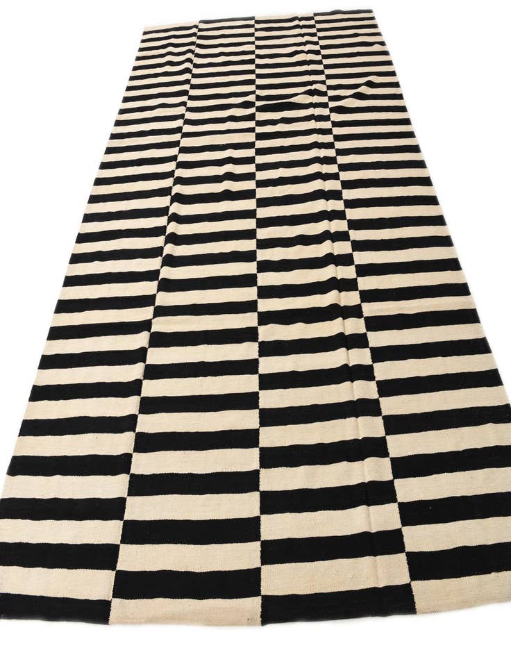 Detail image of  8' 2 x 11' 1  Hand Woven Kilim Modern Wool Rug