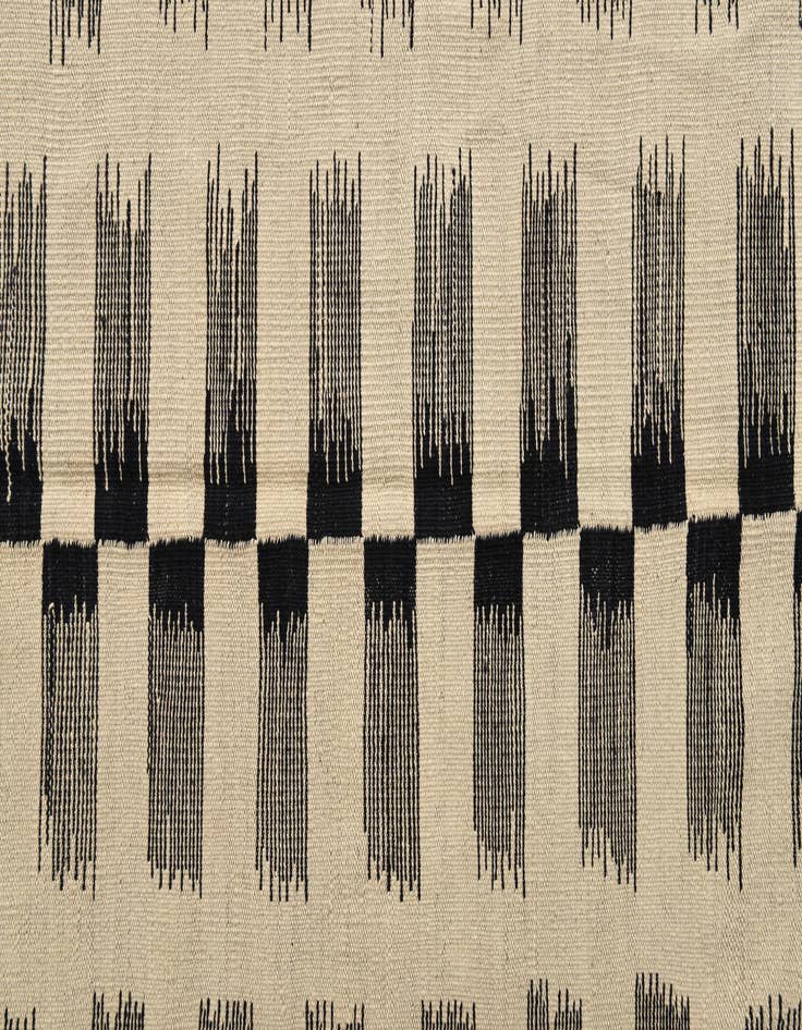 Detail image of  6' 9 x 9' 4  Hand Woven Kilim Modern Wool Rug