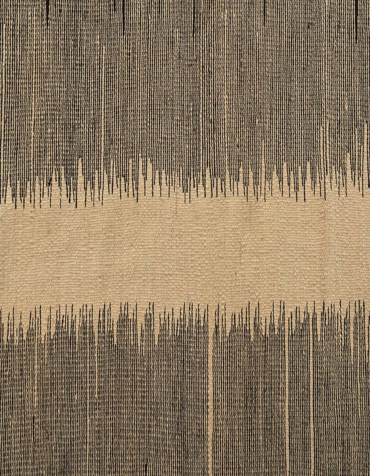 Detail image of  6' 10 x 9' 7  Hand Woven Kilim Modern Wool Rug