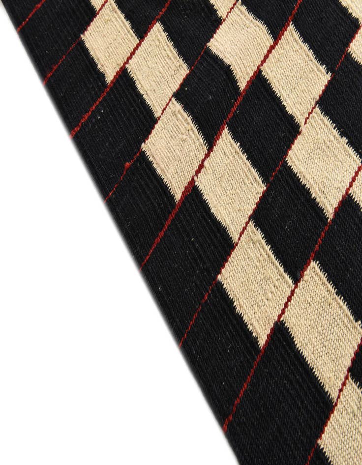 Detail image of  5' 8 x 7' 7  Hand Woven Kilim Modern Wool Rug