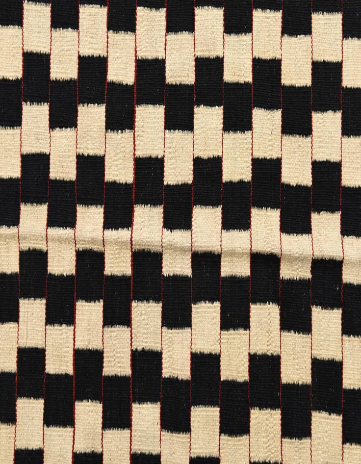 Detail image of  5' 8 x 7' 7  Hand Woven Kilim Modern Wool Rug
