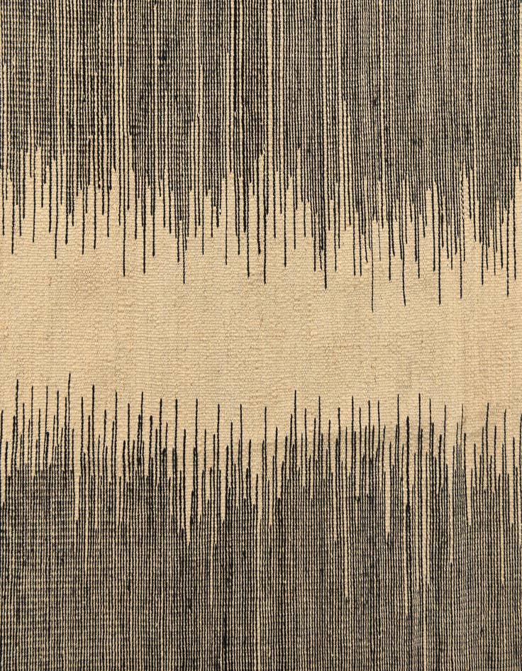 Detail image of  8' 2 x 9' 7  Hand Woven Kilim Modern Wool Rug