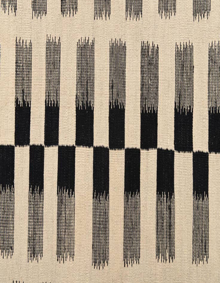 Detail image of  7' x 9' 4  Hand Woven Kilim Modern Wool Rug