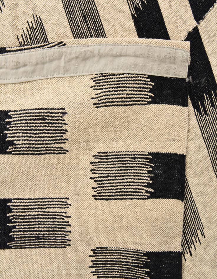 Detail image of  7' x 9' 4  Hand Woven Kilim Modern Wool Rug