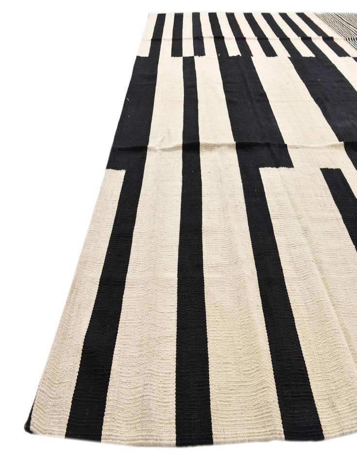 Detail image of  8' 3 x 9' 5  Hand Woven Kilim Modern Wool Rug