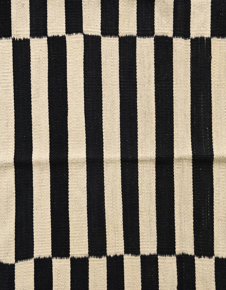 Detail image of  4' 1 x 6'  Hand Woven Kilim Modern Wool Rug