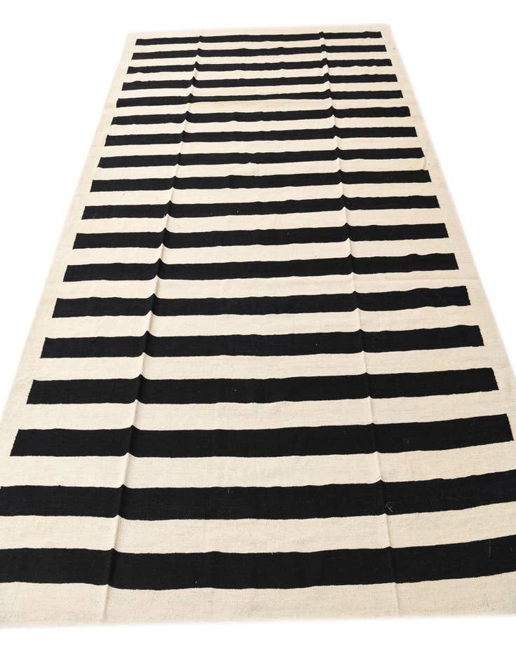 Detail image of  8' 3 x 9' 9  Hand Woven Kilim Modern Wool Rug