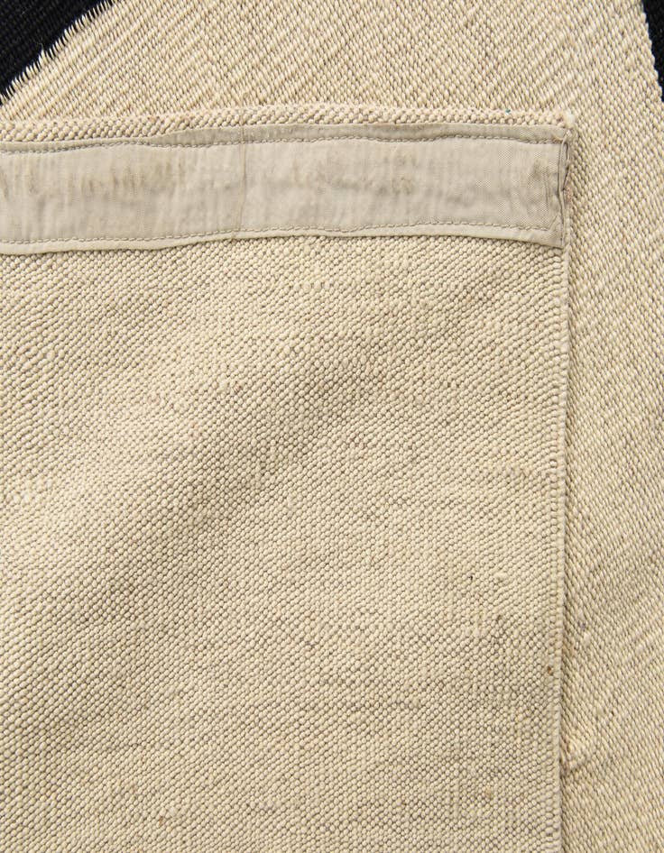 Detail image of  6' x 7' 7  Hand Woven Kilim Modern Wool Rug