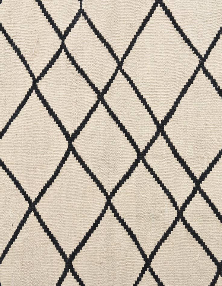 Detail image of  5' 1 x 6' 6  Hand Woven Kilim Modern Wool Rug