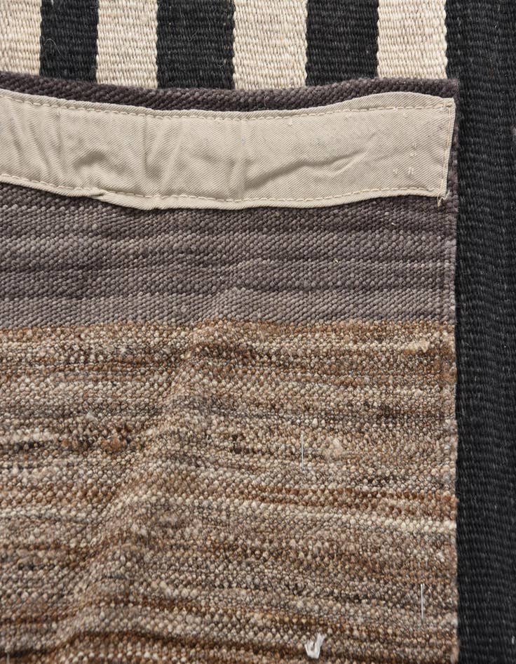 Detail image of  7' 11 x 9' 7  Hand Woven Kilim Modern Wool Rug