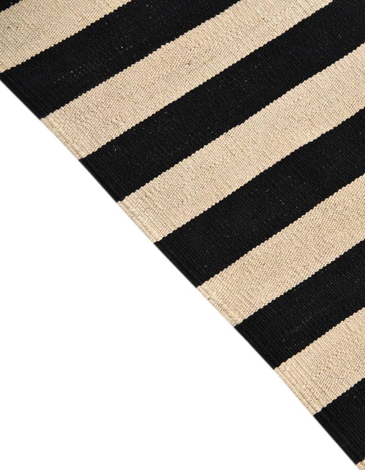 Detail image of  4' 11 x 6' 7  Hand Woven Kilim Modern Wool Rug