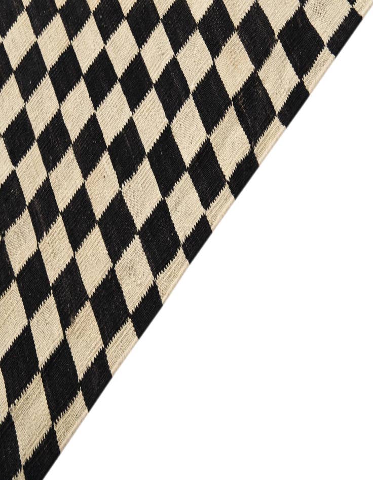 Detail image of  8' 6 x 16'  Hand Woven Kilim Modern Wool Rug