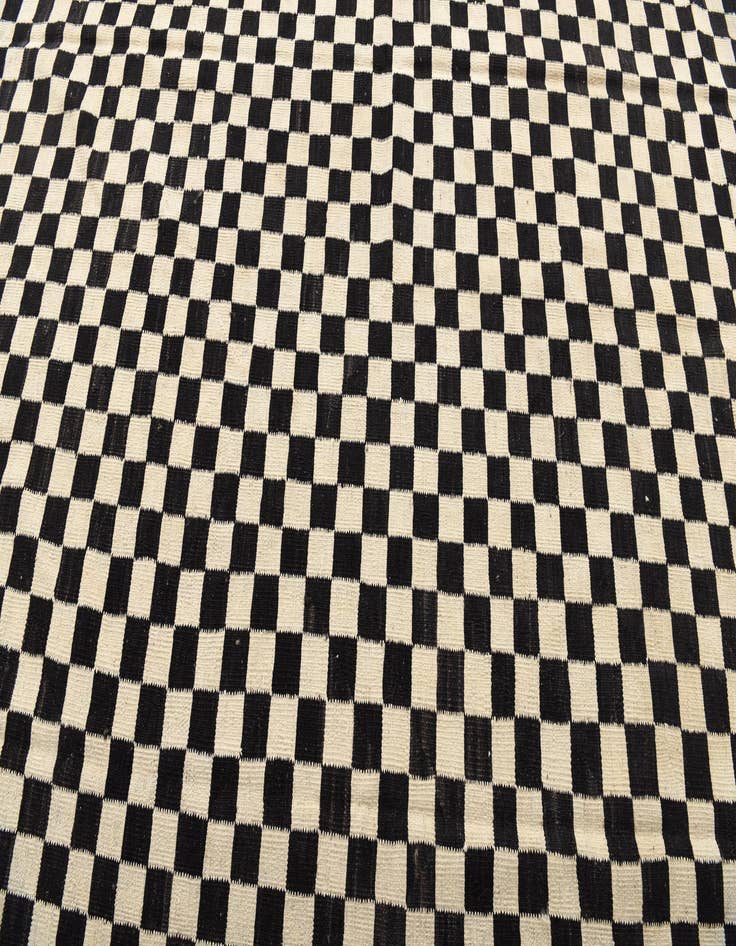 Detail image of  8' 6 x 16'  Hand Woven Kilim Modern Wool Rug