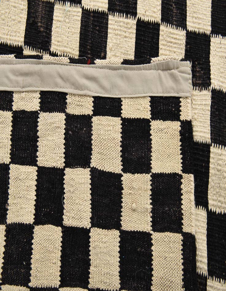 Detail image of  8' 6 x 16'  Hand Woven Kilim Modern Wool Rug