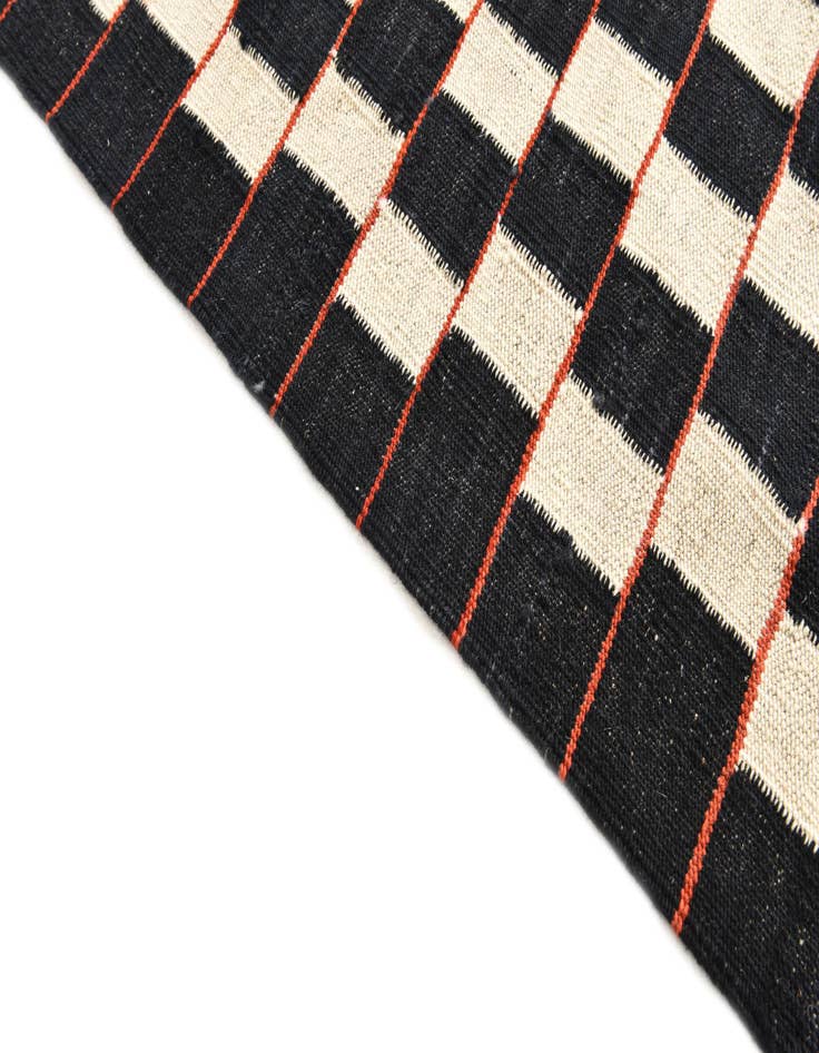 Detail image of  6' 9 x 9' 5  Hand Woven Kilim Modern Wool Rug