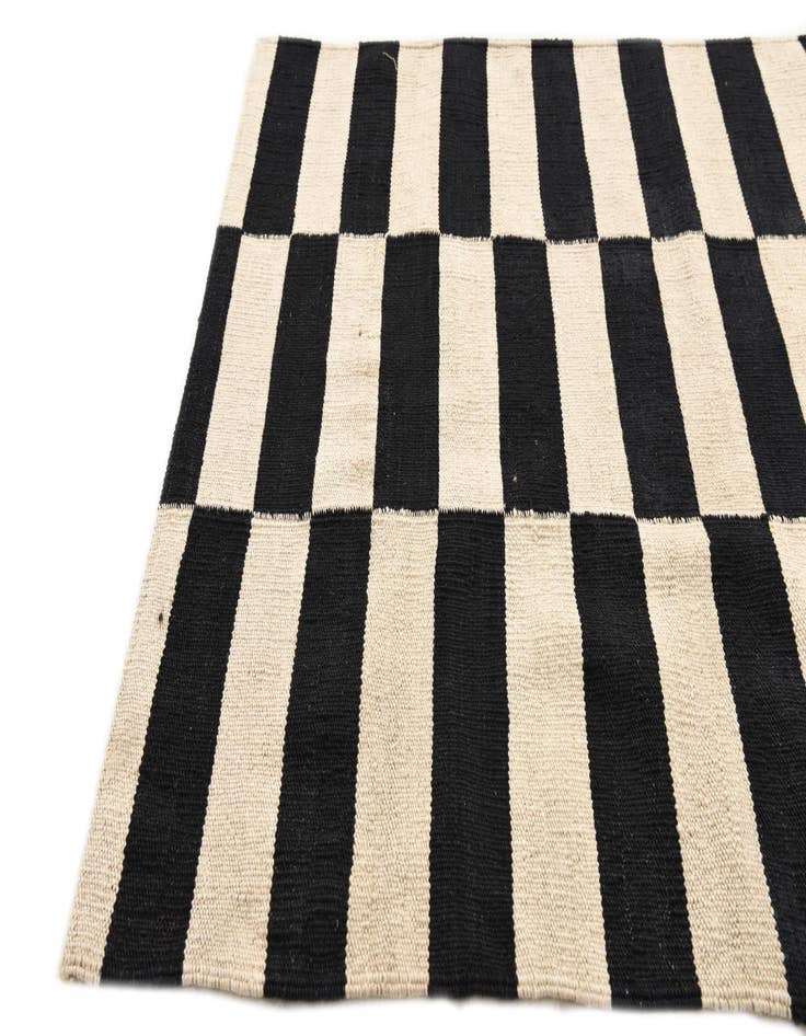 Detail image of  2' 8 x 3' 9  Hand Woven Kilim Modern Wool Rug