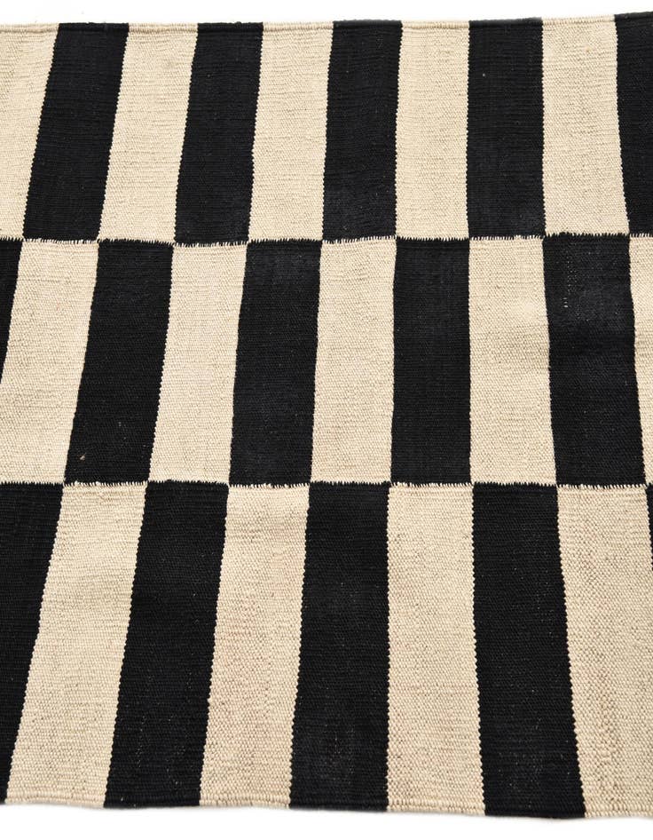 Detail image of  2' 8 x 3' 9  Hand Woven Kilim Modern Wool Rug
