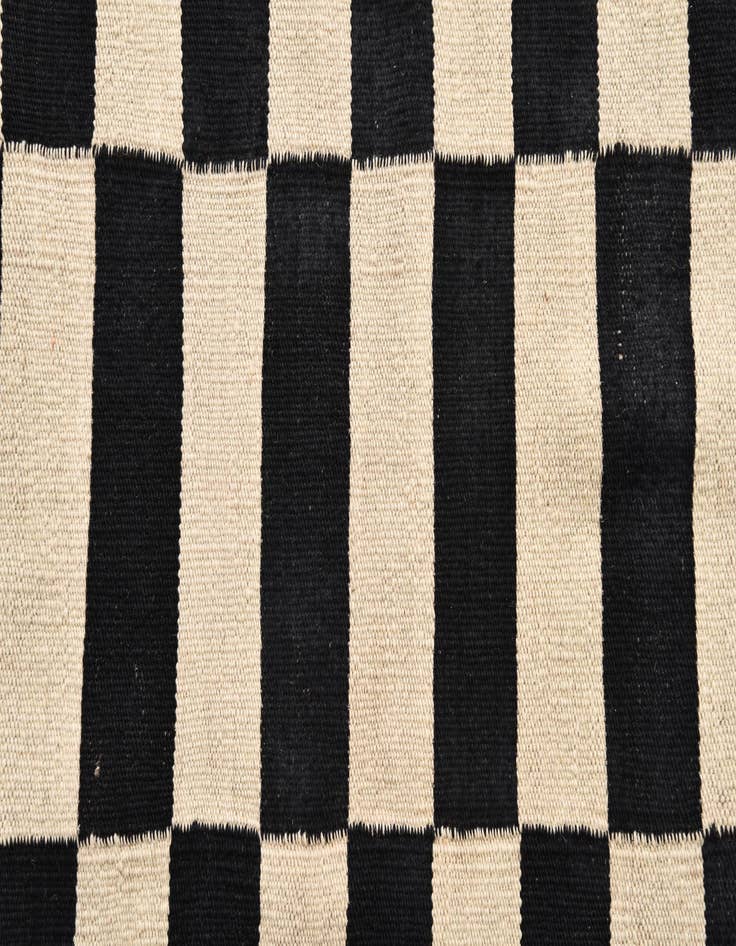 Detail image of  2' 8 x 3' 9  Hand Woven Kilim Modern Wool Rug