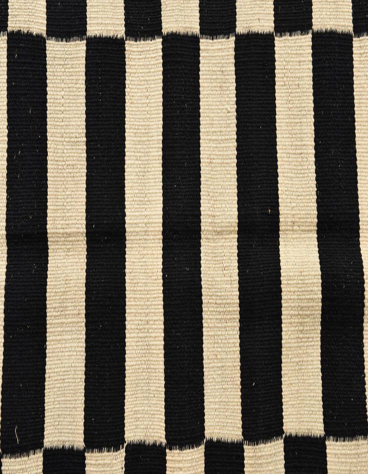 Detail image of  3' 4 x 4' 9  Hand Woven Kilim Modern Wool Rug