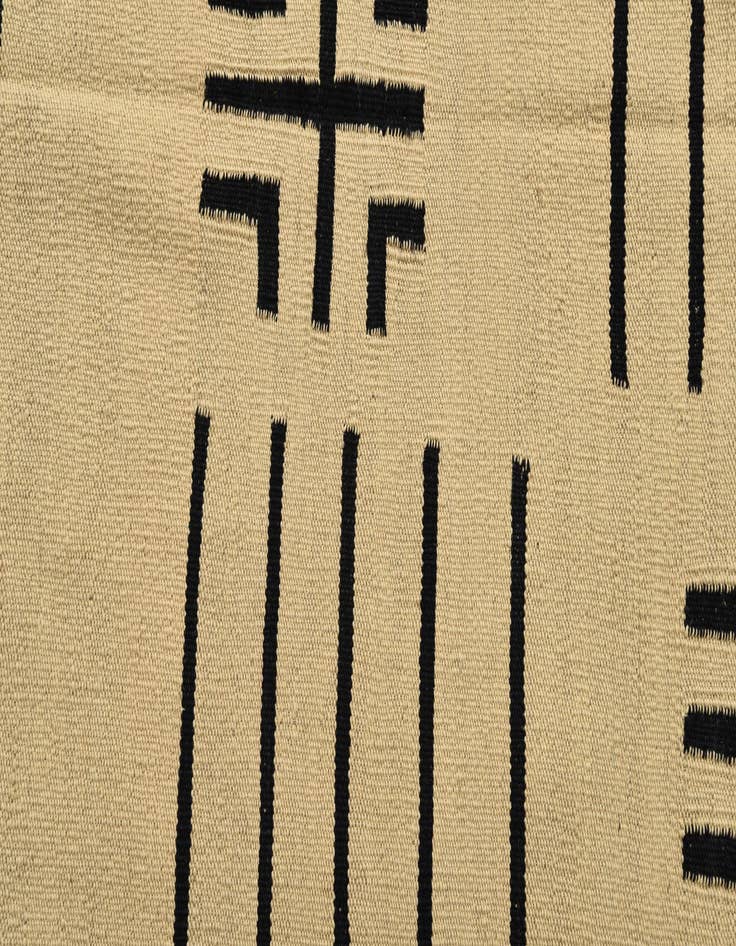 Detail image of  5' 5 x 6' 6  Hand Woven Kilim Modern Wool Rug
