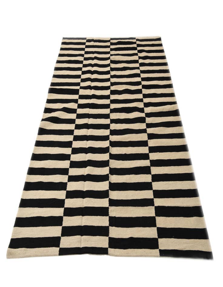 Detail image of  5' 7 x 7' 8  Hand Woven Kilim Modern Wool Rug