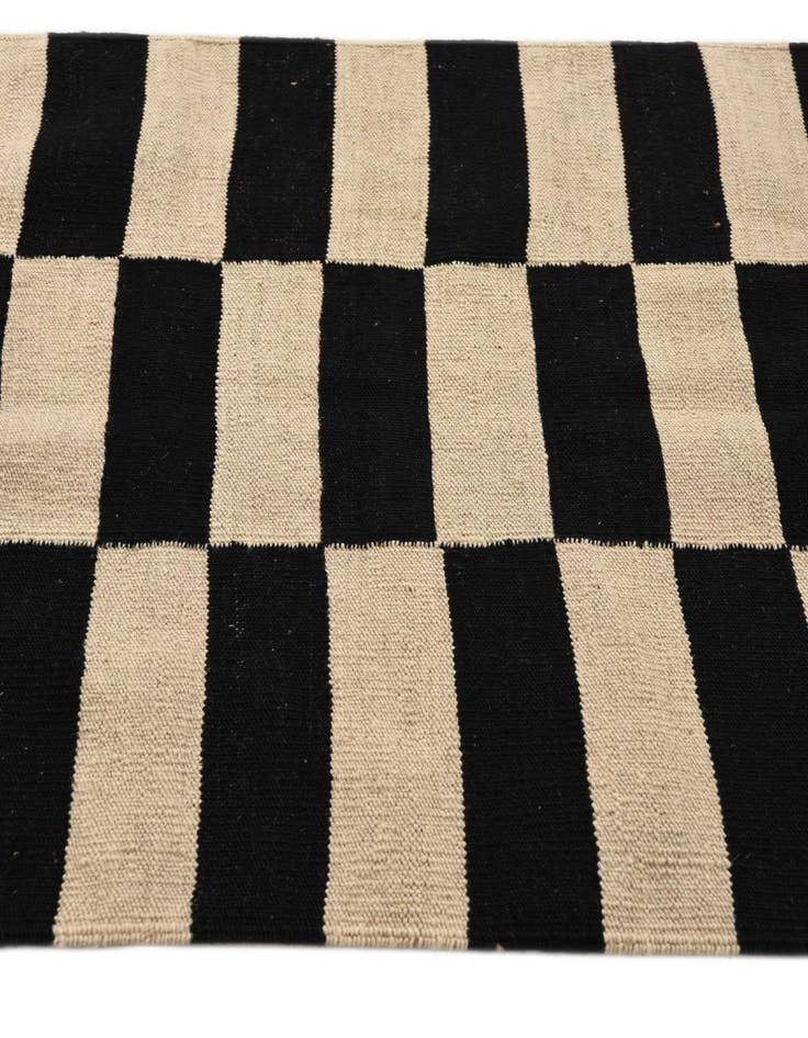 Detail image of  2' 8 x 3' 9  Hand Woven Kilim Modern Wool Rug