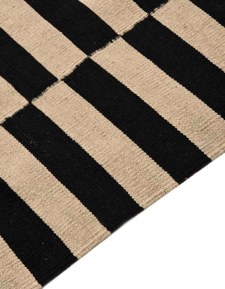 Detail image of  2' 8 x 3' 9  Hand Woven Kilim Modern Wool Rug