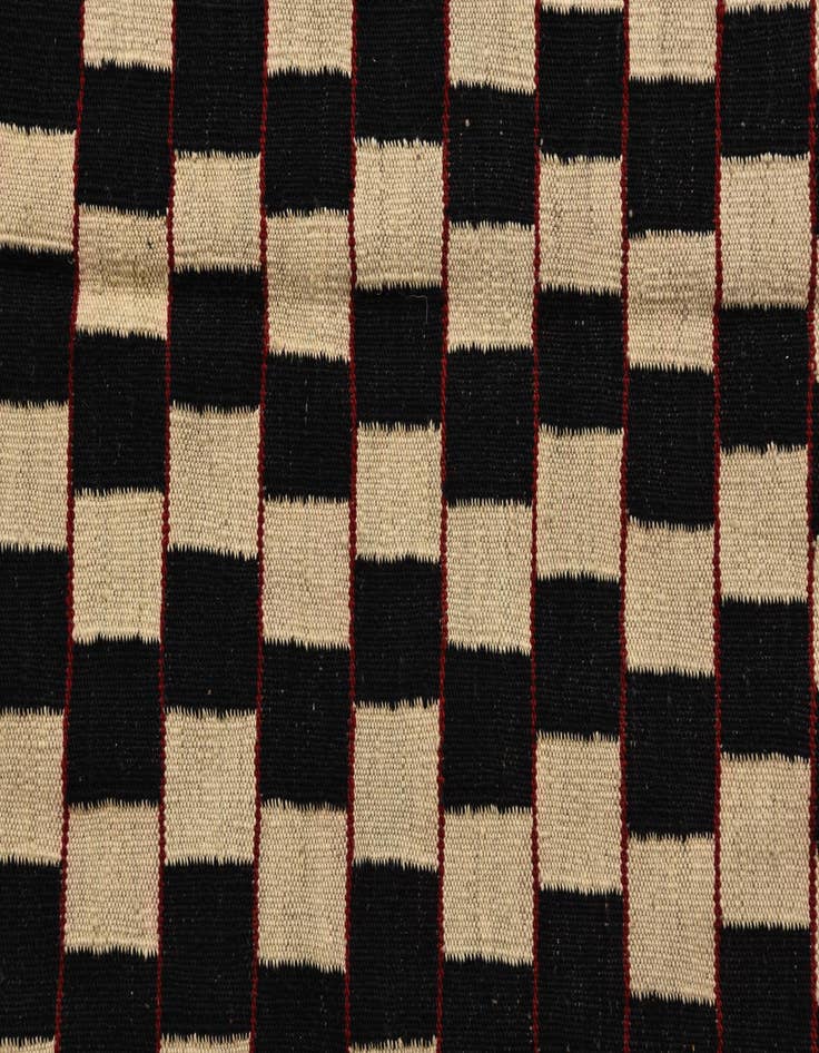 Detail image of  5' 9 x 7' 5  Hand Woven Kilim Modern Wool Rug