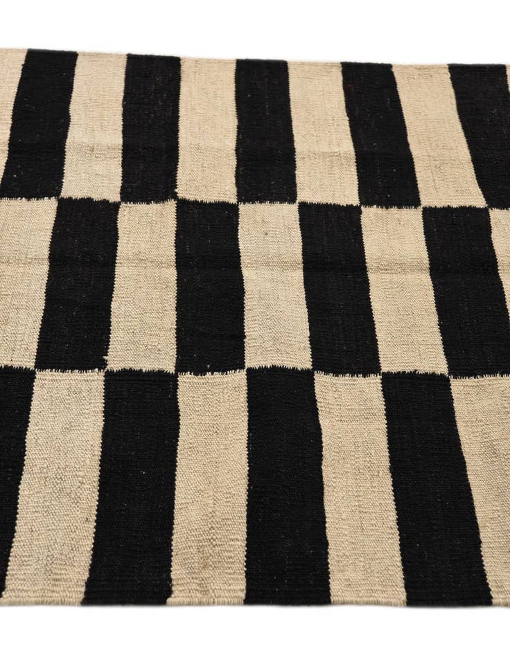 Detail image of  2' 8 x 3' 10  Hand Woven Kilim Modern Wool Rug
