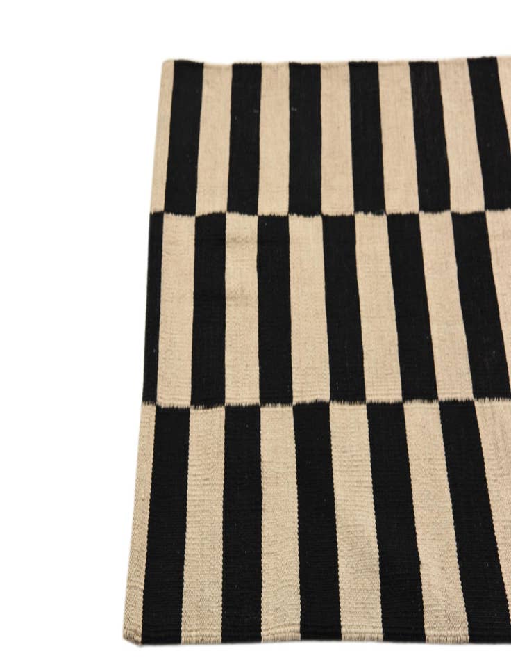 Detail image of  2' 8 x 3' 9  Hand Woven Kilim Modern Wool Rug