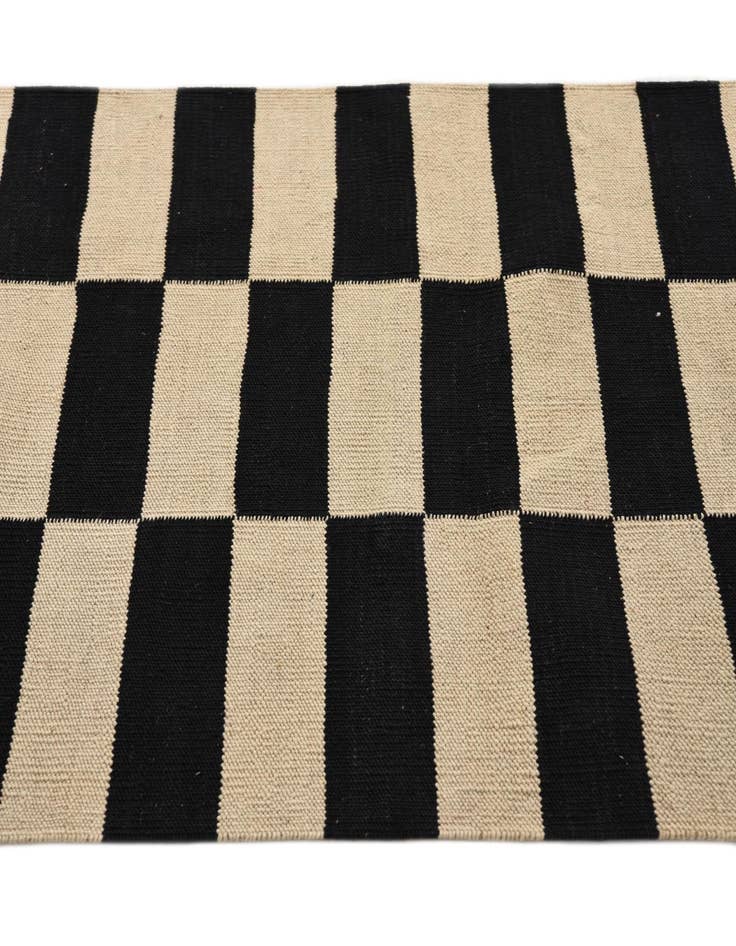 Detail image of  2' 8 x 3' 9  Hand Woven Kilim Modern Wool Rug