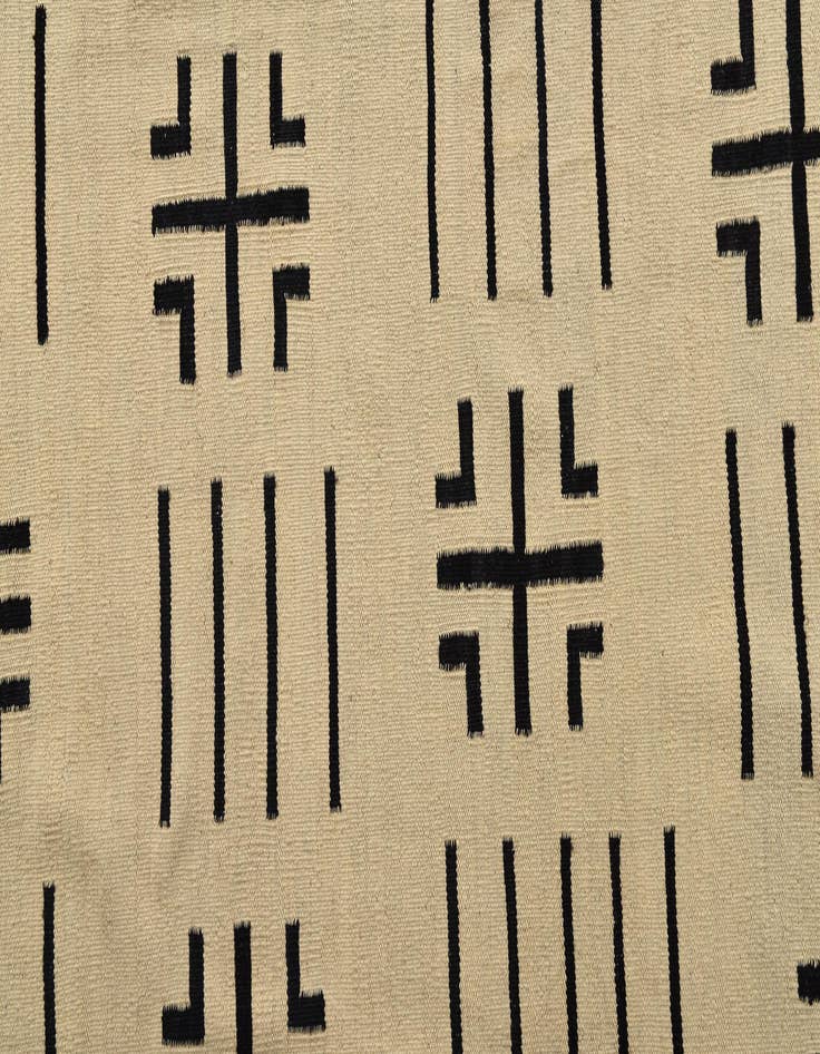 Detail image of  7' 11 x 9' 3  Hand Woven Kilim Modern Wool Rug