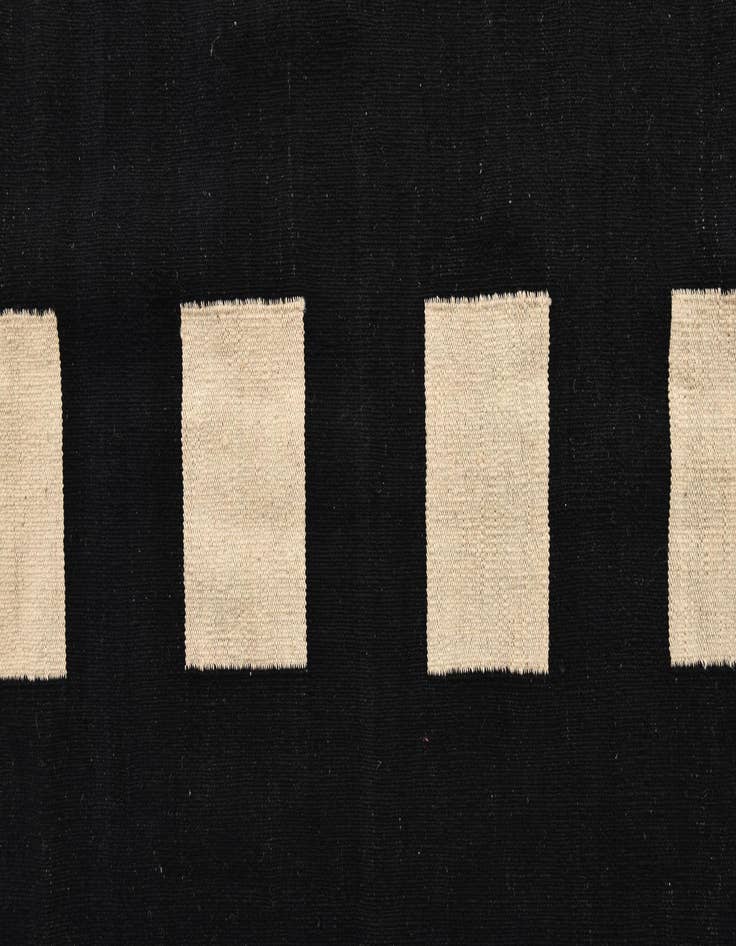 Detail image of  8' 6 x 9' 7  Hand Woven Kilim Modern Wool Rug