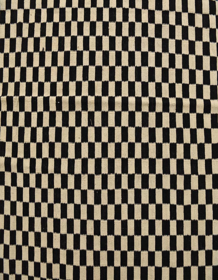 Detail image of  8' 6 x 11' 6  Hand Woven Kilim Modern Wool Rug