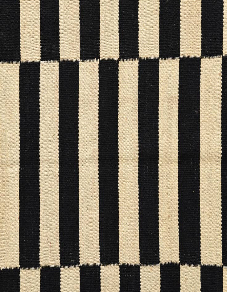 Detail image of  3' 4 x 4' 9  Hand Woven Kilim Modern Wool Rug