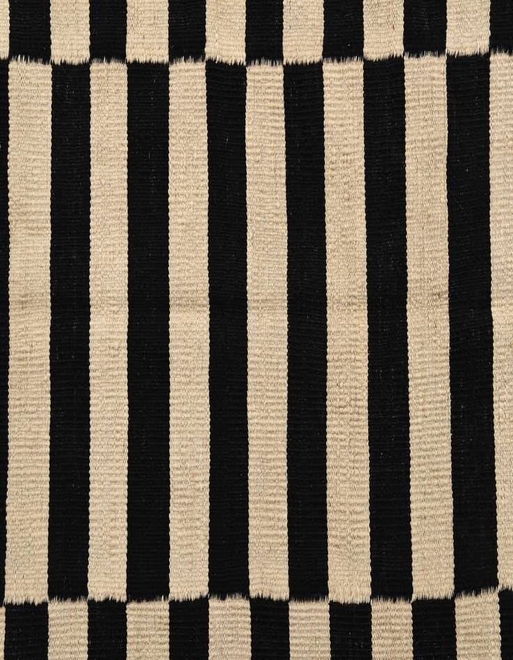 Detail image of  4' 2 x 6'  Hand Woven Kilim Modern Wool Rug