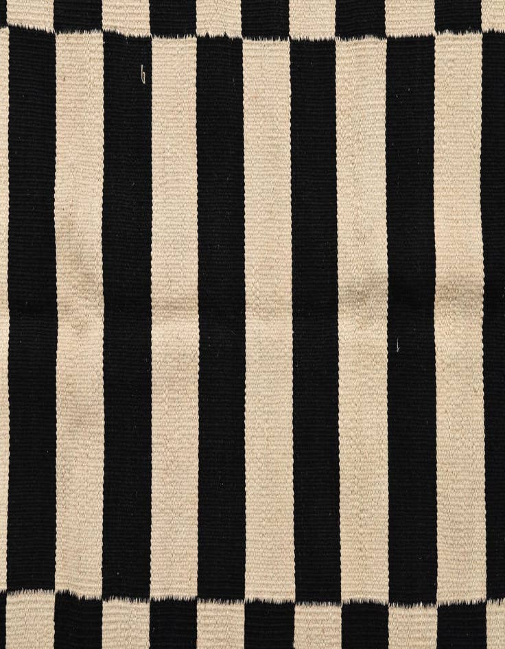 Detail image of  4' 3 x 5' 11  Hand Woven Kilim Modern Wool Rug