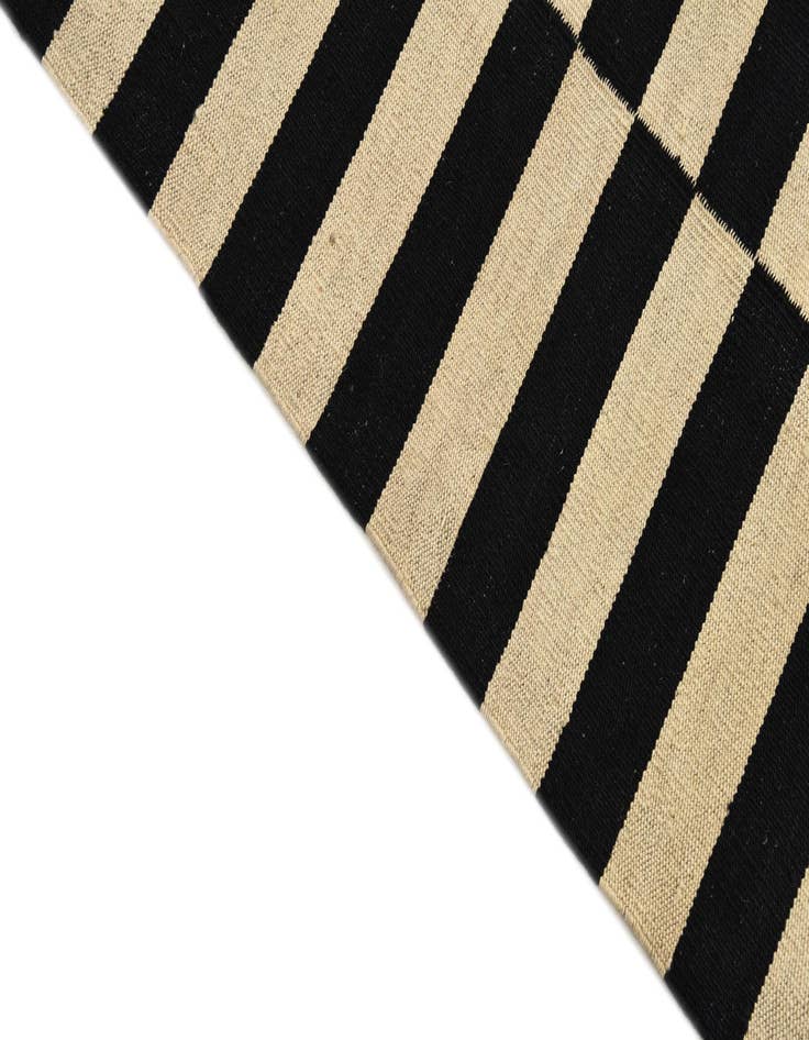 Detail image of  3' 4 x 4' 11  Hand Woven Kilim Modern Wool Rug