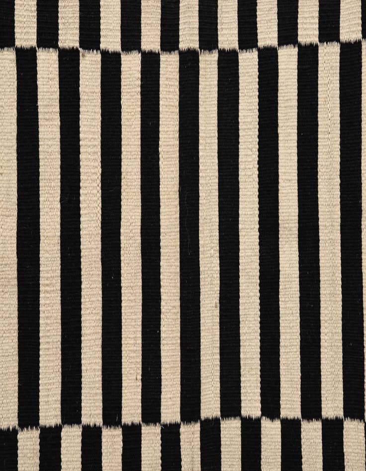 Detail image of  3' 4 x 4' 9  Hand Woven Kilim Modern Wool Rug