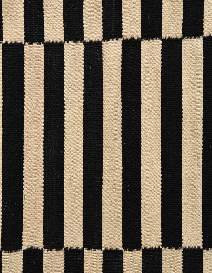 Detail image of  3' 4 x 4' 8  Hand Woven Kilim Modern Wool Rug