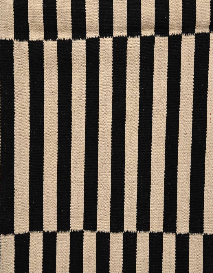 Detail image of  4' 11 x 6' 4  Hand Woven Kilim Modern Wool Rug