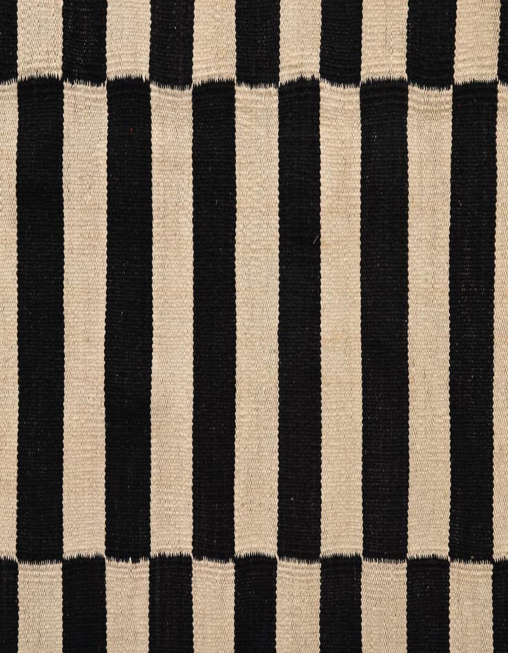 Detail image of  4' 7 x 6' 4  Hand Woven Kilim Modern Wool Rug