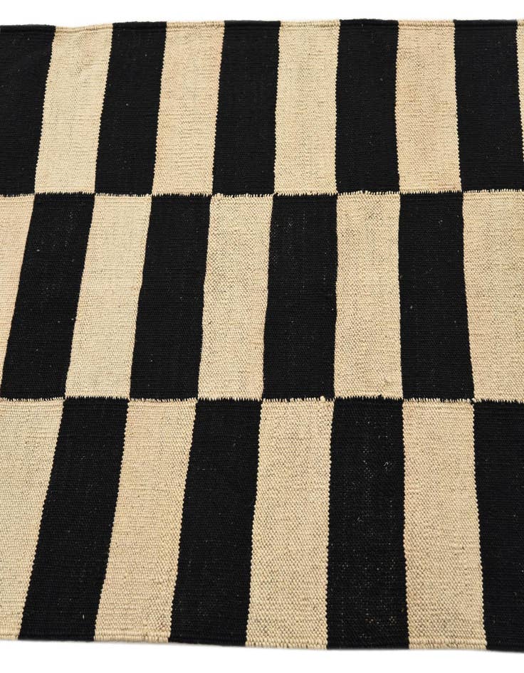 Detail image of  2' 8 x 3' 9  Hand Woven Kilim Modern Wool Rug