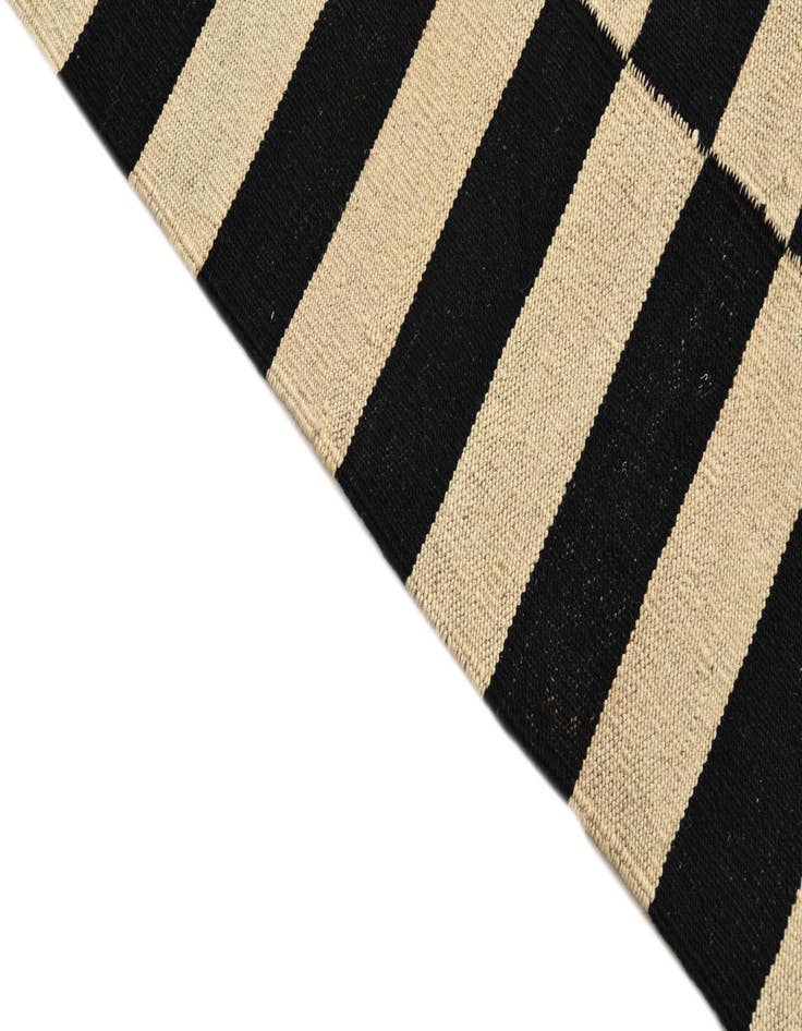 Detail image of  2' 8 x 3' 9  Hand Woven Kilim Modern Wool Rug