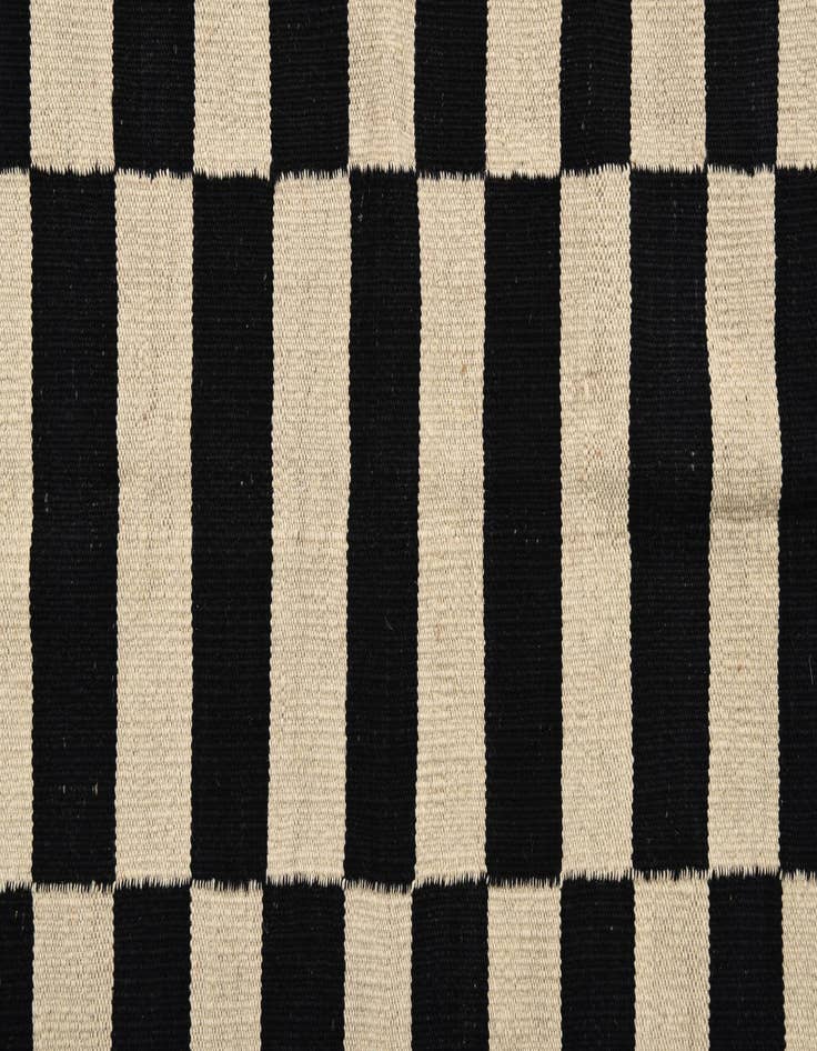 Detail image of  3' 4 x 4' 11  Hand Woven Kilim Modern Wool Rug