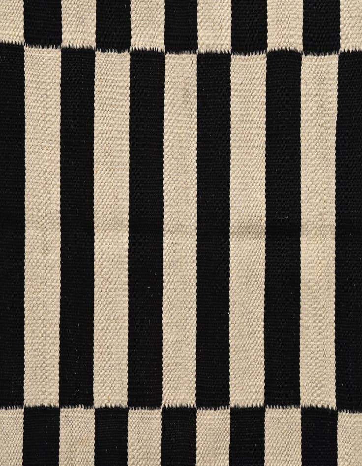 Detail image of  3' 4 x 4' 11  Hand Woven Kilim Modern Wool Rug