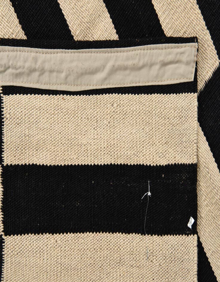 Detail image of  3' 4 x 4' 10  Hand Woven Kilim Modern Wool Rug