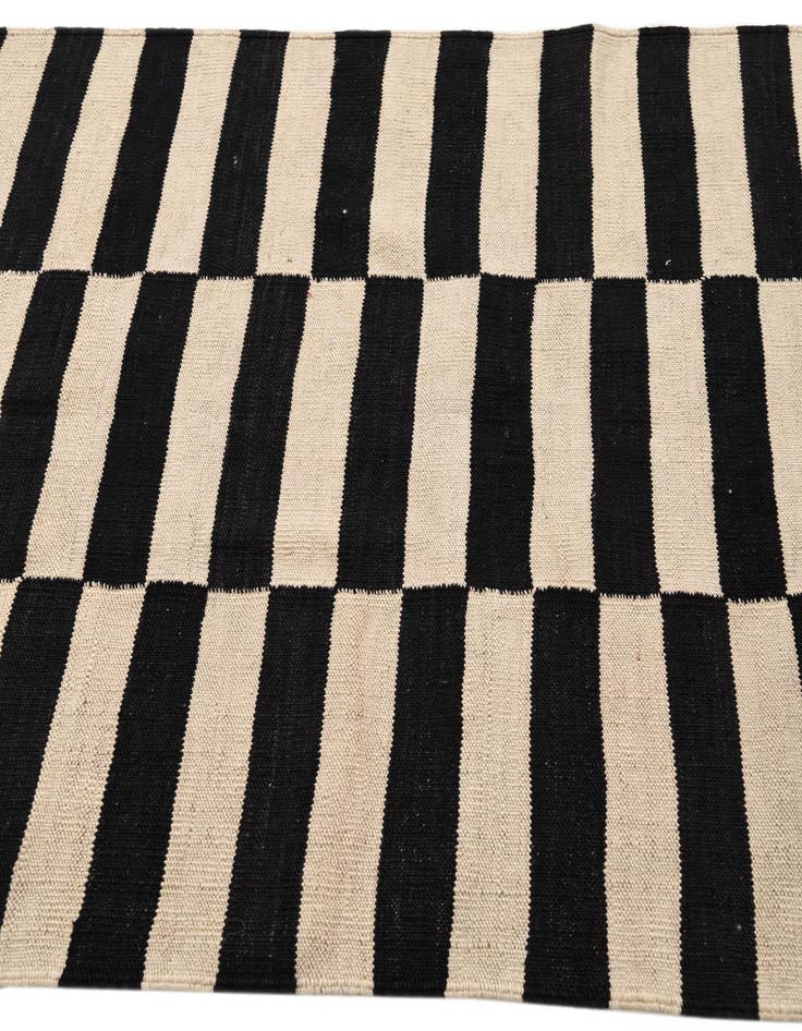 Detail image of  3' 6 x 6' 4  Hand Woven Kilim Modern Wool Rug