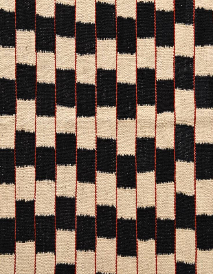 Detail image of  6' 9 x 9' 5  Hand Woven Kilim Modern Wool Rug